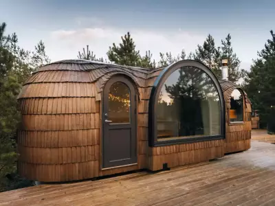 Баня Panoramic с панорамным окном — Iglucraft, 14 м²