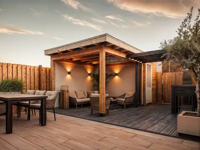 Беседка Cafe Sunkissed, 18 м²