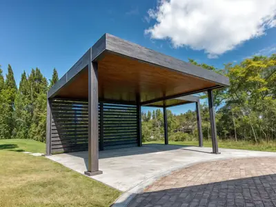 Навес для машины Carport Refugium, 32 м²