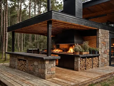 Беседка Grill Bliss, 18 м²