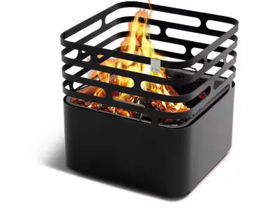 Очаг Костровая чаша CUBE (чёрная) — höfats, 0 м²