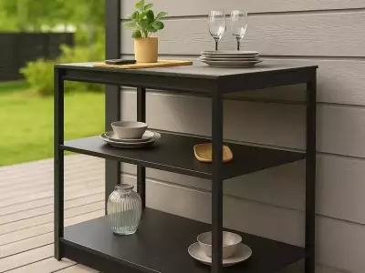 Уличная кухня Lounge B-01 — разделочный стол 90 см, 0 м²