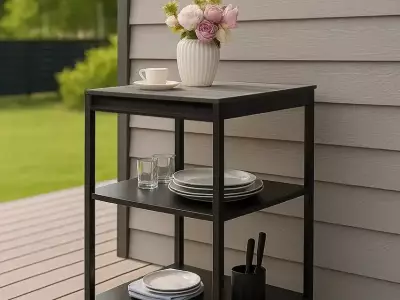 Уличная кухня Lounge B-07 — разделочный стол 60 см, 0 м²
