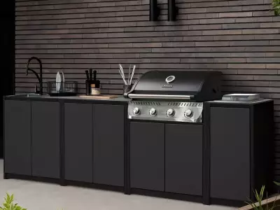 Уличная кухня Lounge с угольным грилем, 0 м²